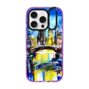 iPhone 16 Pro Impact Ring Stand Case MagSafe Compatible Central Park & City Lights