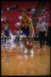 Olivier St Jean San Jose State University dribbles the ball up the- Old Photo