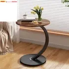 Movable Small Coffee Table Tea Table C Shaped Side Table Modern Light Luxury Sty