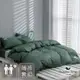 GOLDEN-TIME-墨松綠-300織紗100%純淨天絲薄被套床包組(加大)