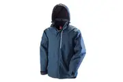 Result Mens Waterproof Denim Textured Rugged Jacket (Navy) - UTPC2612