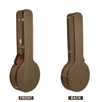 Crossrock Master Series-Wooden 5-string Resonator styles of Banjos Case