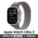 Apple Watch Ultra 2 49mm 鈦金屬/綠配灰越野錶環-M/L(MRF43TA/A)