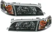 Pair Left&Right Headlight Assembly No Bulb Compatible For Toyota Corolla AE100 E100 AE101 1992 1993 1994 1995 Head Light Front Corner Light