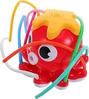 Totority Outdoor Boys and Girls Water Spray Octopus Toy Fun Bath Yard Sprinkler for Summer Play