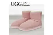 UGG Woolcomfort Classic Mini Boots Premium Australian Sheepskin Pink