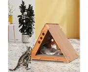 Pawz Cat Scratcher Scratching Board Corrugated Cardboard Scratch Bed House