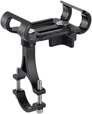 Ｓｉｍｈｏａ Bicycle Phone Holder Bracket for Scooters and Bikes with Adjustable Features, Black Rotatable