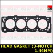 Head Gasket Fits PEUGEOT 806 BOXER EXPERT Opt3/5 1.44mm I 1.9 XUD9TE C365GH