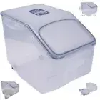 LOCK & LOCK Plastic Food Storage Containers with Lids Flip-Top 50.7 Cup Rice Hom