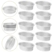10 Pcs Pudding Mold Mini Flan Molds for Baking Cheesecake Pans