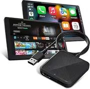 Car TV Mate Pro, Wireless CarPlay Adapter With HDMI Input Port for Fire Sticks, Google Sticks, Converter for Cars With OEM Wired CarPlay From 2016, Plug & Play