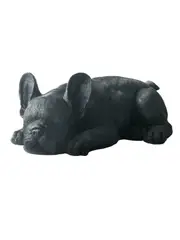 White Moose Sleeping Frenchie in Black