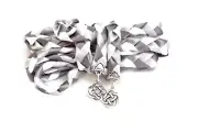 Pewter Silver Celtic Knot Wedding Handfasting Cord #DivinityBraid #Wedding