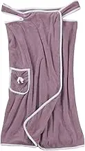 Wearable Bath Towel - Comfortable Towel Dress, Adjustable Spa Towel Wrap | Bath Towel Dress with Pocket Body Shower Bath Robe Swim Cover Up, Soft Towel Wrap for Women, Shower, 80x135cm