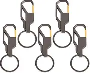 [Minkissy] 5pcs Key Holder Keychain Accessories with Hook Decorative Key Rings for Men for Everyday Use