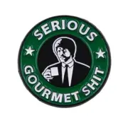 Pulp Fiction - Serious Gourmet Shit Enamel Pin - free AU post - AU Stock
