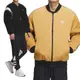 Adidas Sherpa Bomber 男款 黑黃色 休閒 冬季 新年 雙面穿 外套 IX4215