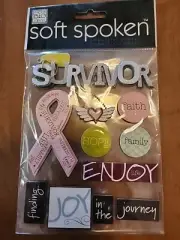 Survivor - Soft Spoken Stickers - Me & My Big Ideas Junk Journal Scrapbook
