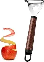 Corn Peeler Tool,Manual Mixer Wood Handle Corn Stripper Hand Tool - Handheld Stainless Steel Peeler or Eggbeater for Cooking Lovers, Men, Women