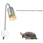 75W Halogen Heat Lamp UVA UVB Basking Lamp Heater Light Bulb For Reptiles Li FD5