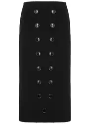 Alaïa Stretch-wool Midi Skirt - Black - 36 (UK8 / S) 36 (UK8 / S)