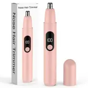 Nose Hair Trimmer Rechargeable Cordless Painless Ear and Eyebrow Trimming Too...