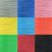 Reflective Shock Cord 1/8" Diameter Elastic Bungee Cord in Various Colors