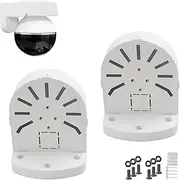 Universal Wall Mount Bracket for Dome Security Camera,Security Camera Junction Box, CCTV IP Surveillance Cameras Holder, ABS Plastic Indoor Outdoor Dome Camera Mount Box(2 Pack)