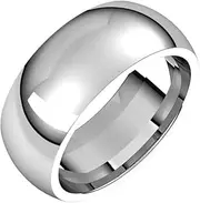 [JewelryWeb] 925 Sterling Silver 6mm Polished Comfort Fit Band Ring Jewelry Gifts for Women - Ring Size Options Range: to Z