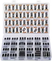 Big CMOS Logic 4000 4500 IC Series Assortment Box 46 Types, 120 pcs, CD4001 CD4011 CD4017 CD4022 CD4027 CD4047 CD4049UBE CD4060 CD4071 CD4081 CD4503 CD4543 CD4553 etc.