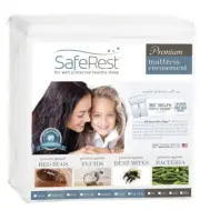 SafeRest Twin Size Saferest Premium Mattress Encasement Mattress Protector