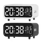 LED Digital Clock Night Light with Charging Function for Smartphones