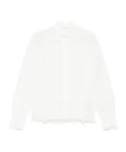 corded-lace shirt IT44,IT42 white