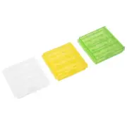 3 Pcs Portable Battery Storage Case Protective Container for AAA/AA Batteries