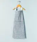 Hearth & Hand Magnolia Kids Gingham Woven Cooking Apron Blue/White Plaid
