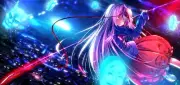 Anime girls touhou hata no kokoro pink hair Playmat Gaming Mat