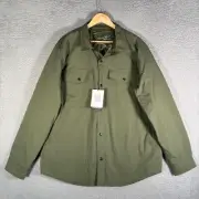 Topo Designs Insulated Shirt Jacket XXL Olive Green Reversible PrimaLoft Ripstop