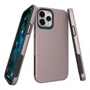 For iPhone 12 Pro/12 Case Armour Shockproof Strong Light Slim Cover Rose Gold