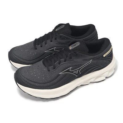 Mizuno Wave Skyrise 5 Black White Men Road Running Jogging Shoes J1GC2409-54