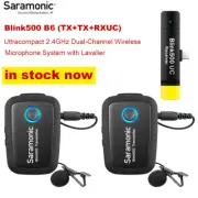 Saramonic Blink500 B6 2.4GHz Dual-Channel Wireless Microphone System wi lavalier