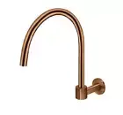 Meir Round High-Rise Swivel Wall Spout Lustre Bronze MS07-PVDBZ