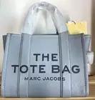 Auth NWT Marc Jacobs Women’s The Leather Small Tote In Wolf Gray Color NWT ( US)