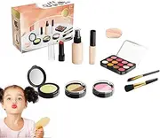 JIEBWCHA Toy Makeup Set for Toddler,Little Girls Make up Kit | Toddler Fake Play Cosmetic Kit Makeup Set Toys for Home, School, Daycare Center