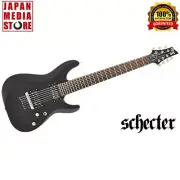 Schecter Japan C-7 Deluxe 7-strings Satin Black Electric Guitar Brand NEW