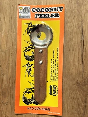Coconut Shredder/ Peeler/ Handy Scraper Portable Grater Tools 7" length