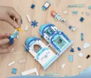 Building Blocks Frozen Ice Castle Building Kit (199PCS) Birthday Gift Kid Toys