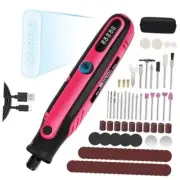 Mini Cordless Rotary Tool, 5-Speed Rotary Tool Kit with 86 Accessories, Pink