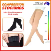 Women Men Compression Stockings 30-40 mmHg Socks Varicose Veins Flight Edema DVT