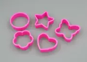 American Girl set 5pcs cutter for 18'' doll Place Cookie Baking Kit